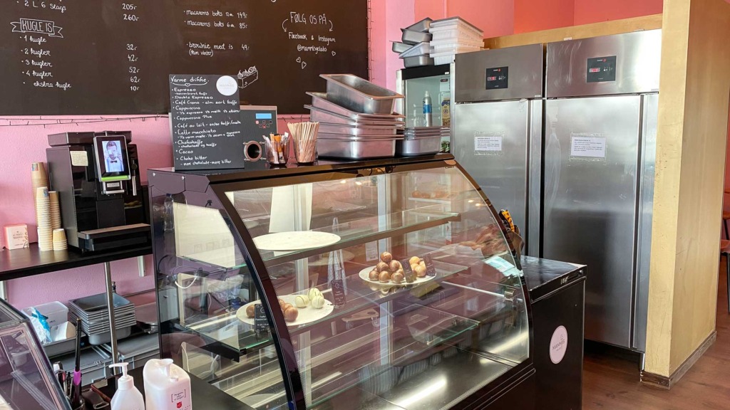 Her ser man noget af udvalget hos Mammis Gelato - J&aelig;gerg&aring;rdsgade