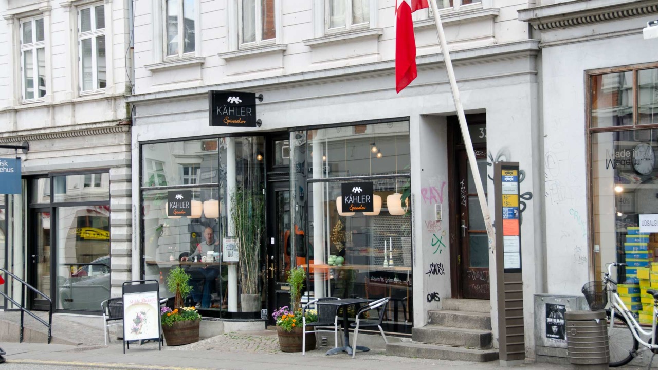 Kählers Spisesalon i Bruuns Gade i Aarhus