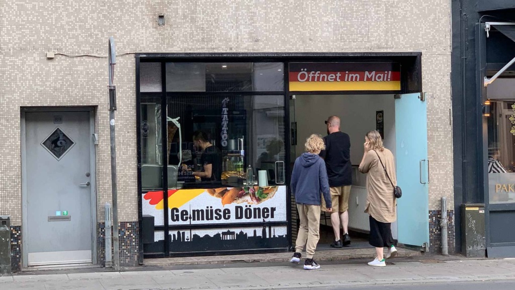 Berlin Gem&uuml;se D&ouml;ner ligger p&aring; Frederiks All&eacute; i Aarhus