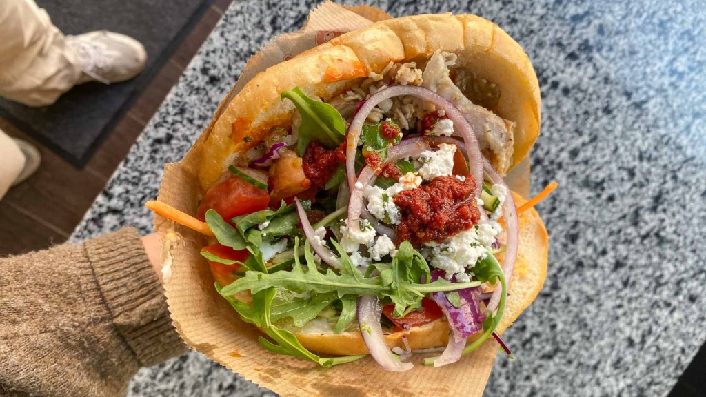 En d&ouml;ner fra Berlin Gem&uuml;se D&ouml;ner i Aarhus