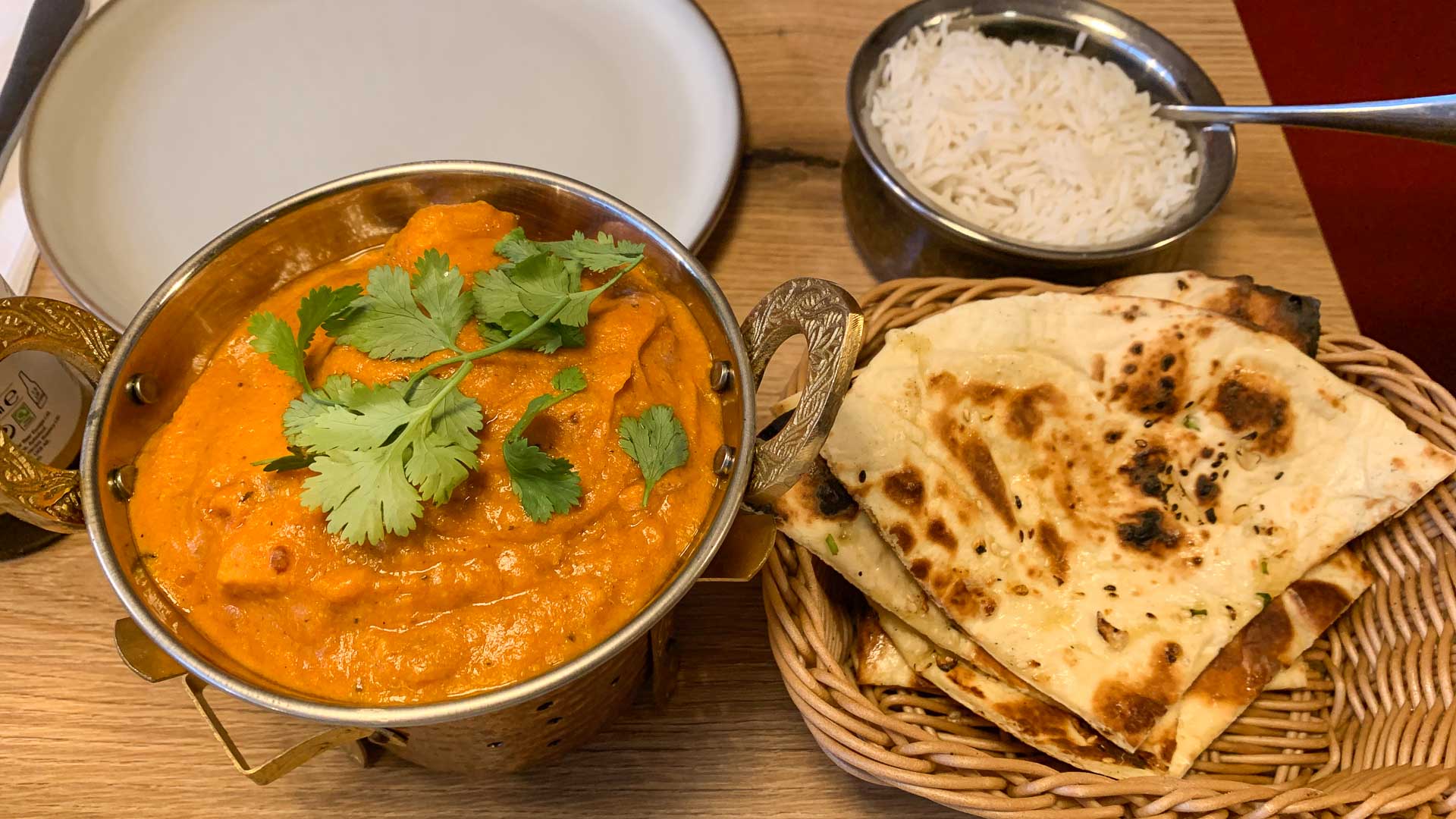 En servering hos Royal Indian Zaika i Aarhus