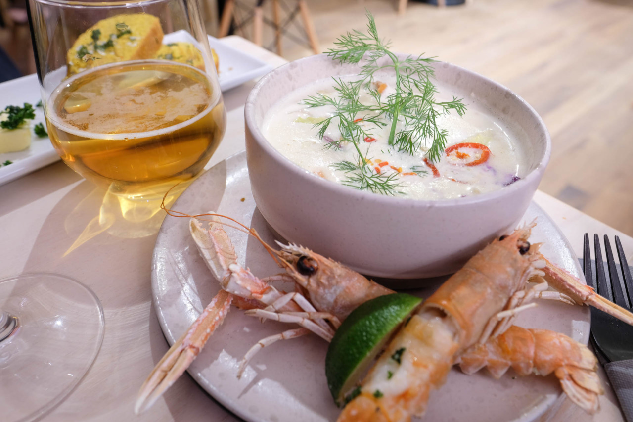 En asiatisk suppe hos NEEM DELI