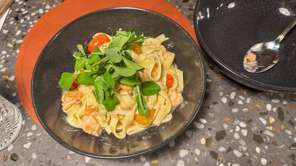 En god og stor omgang pasta hos Ristorante Bellini