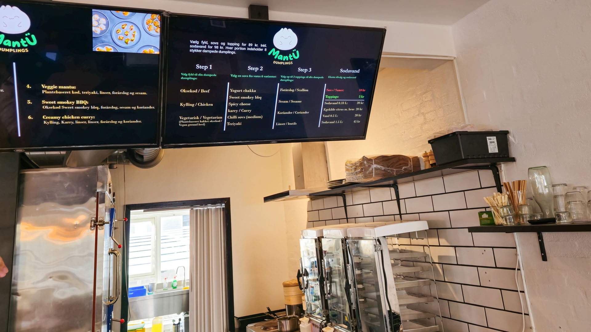 Pristavlen hos Mantü Dumplings i Aarhus i Frederiksgade