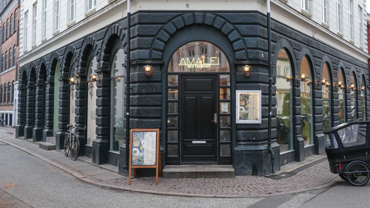 Restaurant Amalfi i Vestergade i Aarhus