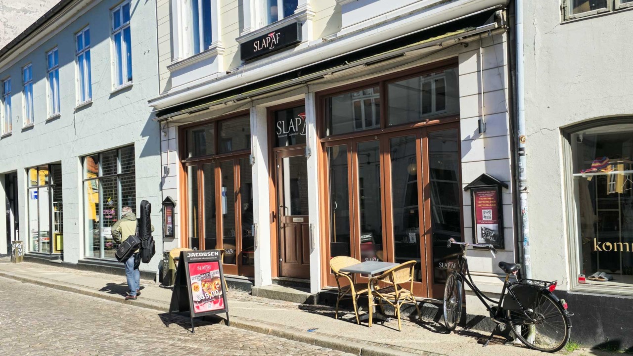 Slap Af i Studsgade i Aarhus set udefra