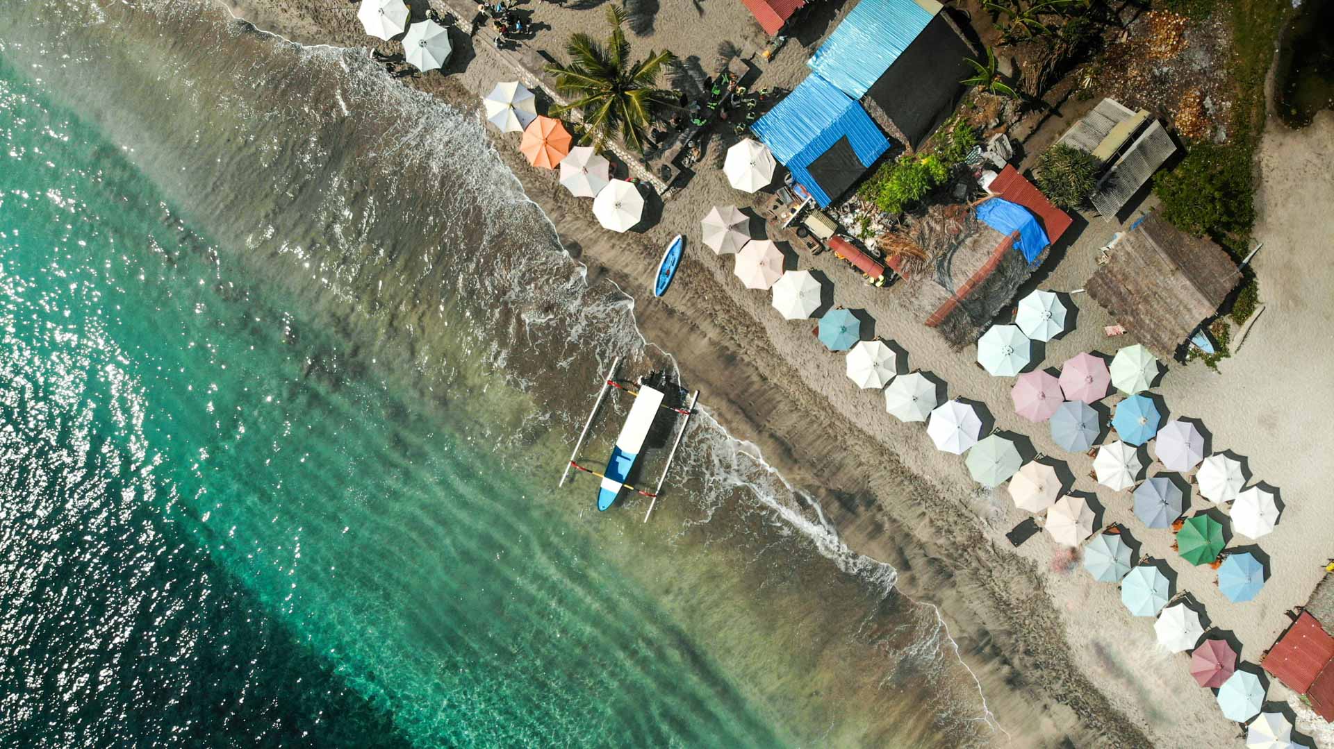 Strandbillede fra Bali