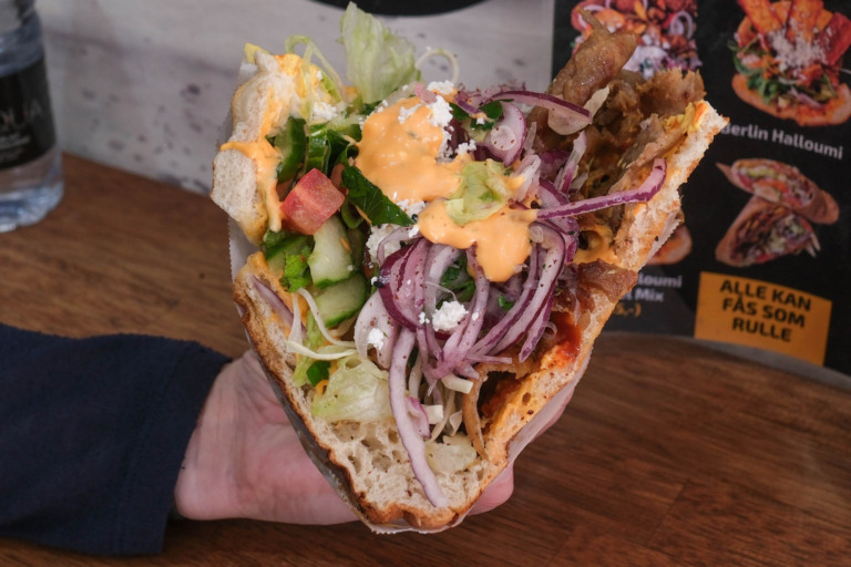 En döner hos Berlin Gemüse Döner