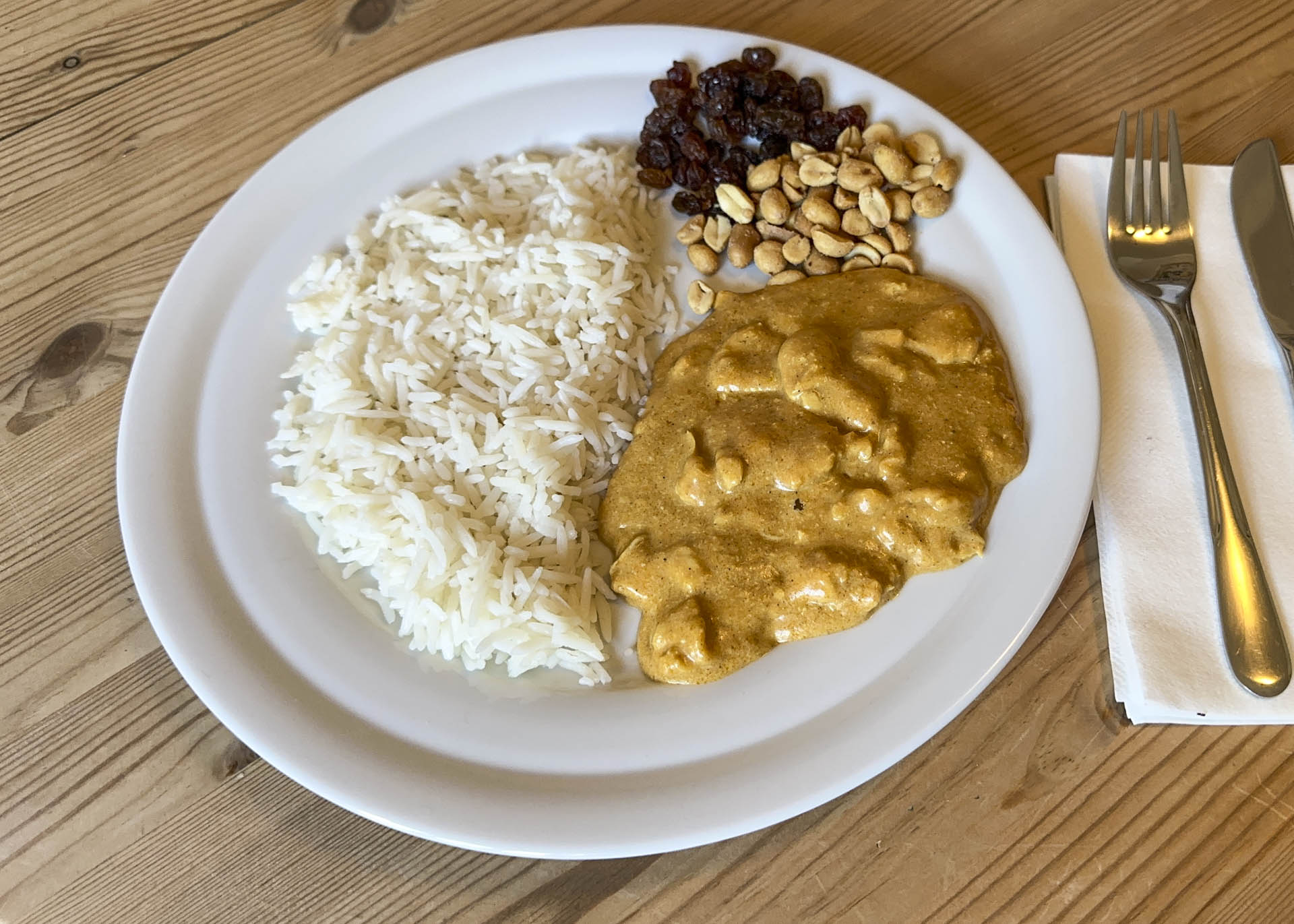 Butter chicken fra Ægte Street Food i Aarhus 