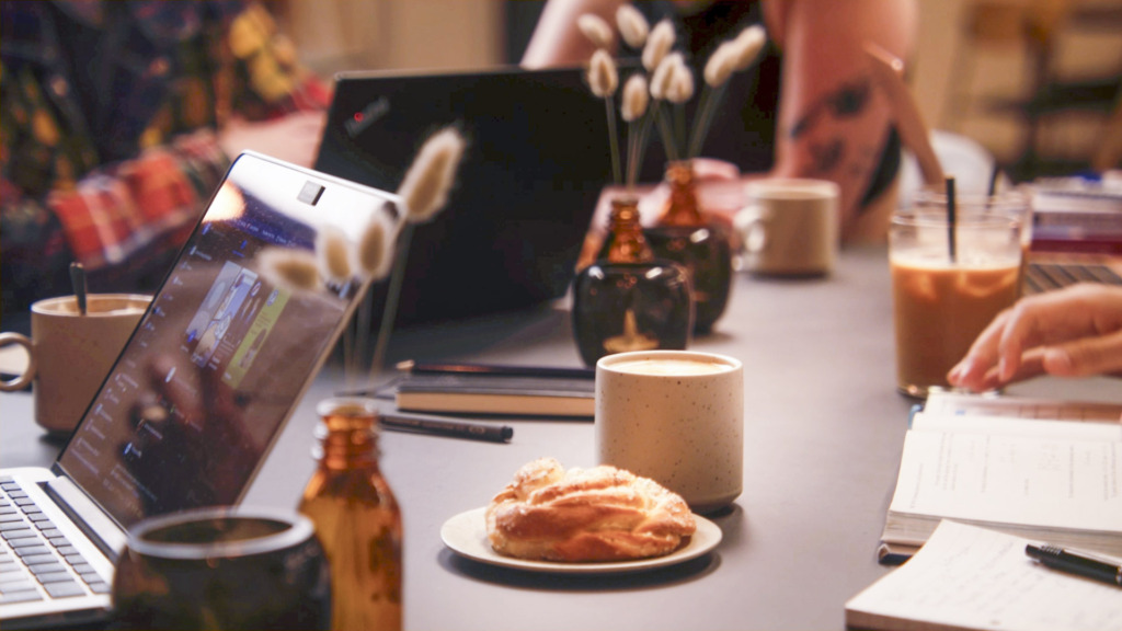 Studiegruppe på Caféen på Naturhistorisk Museum