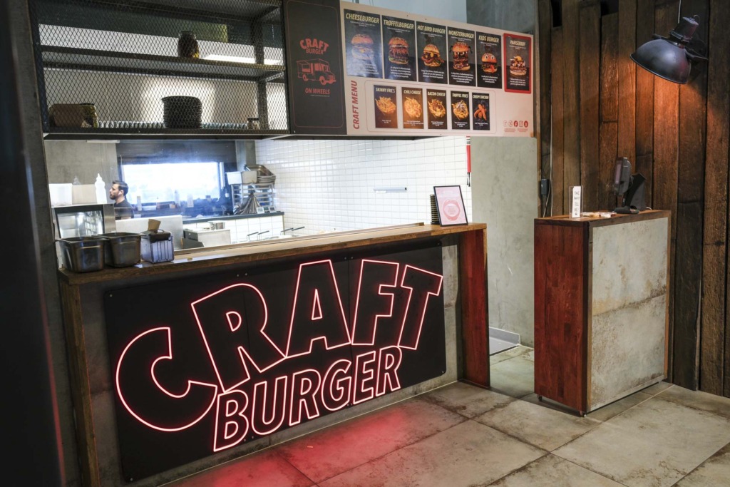 Craft Burger i Nicolinehus i Aarhus