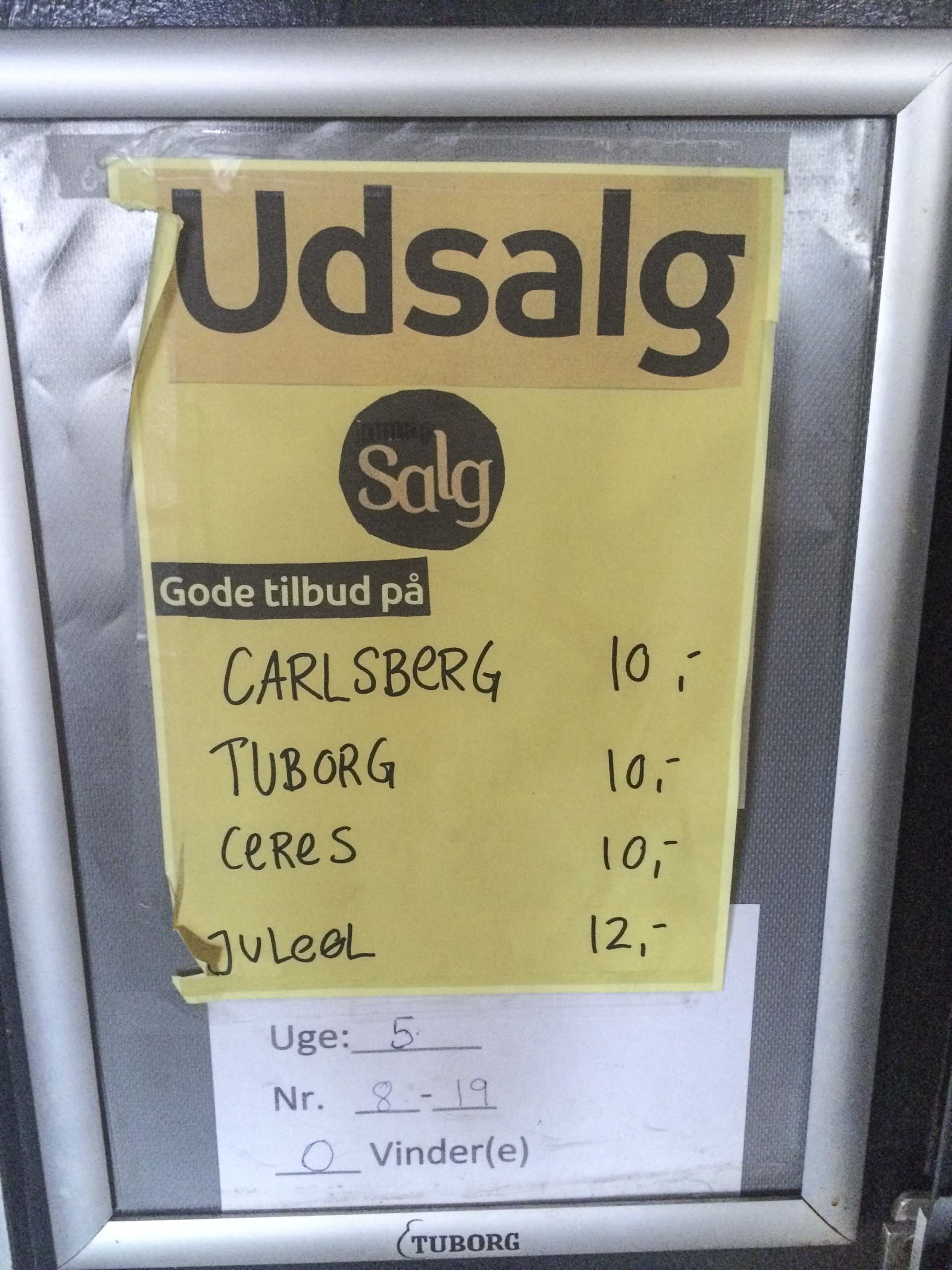 Udsalg hos Troubadouren i Samsøgade