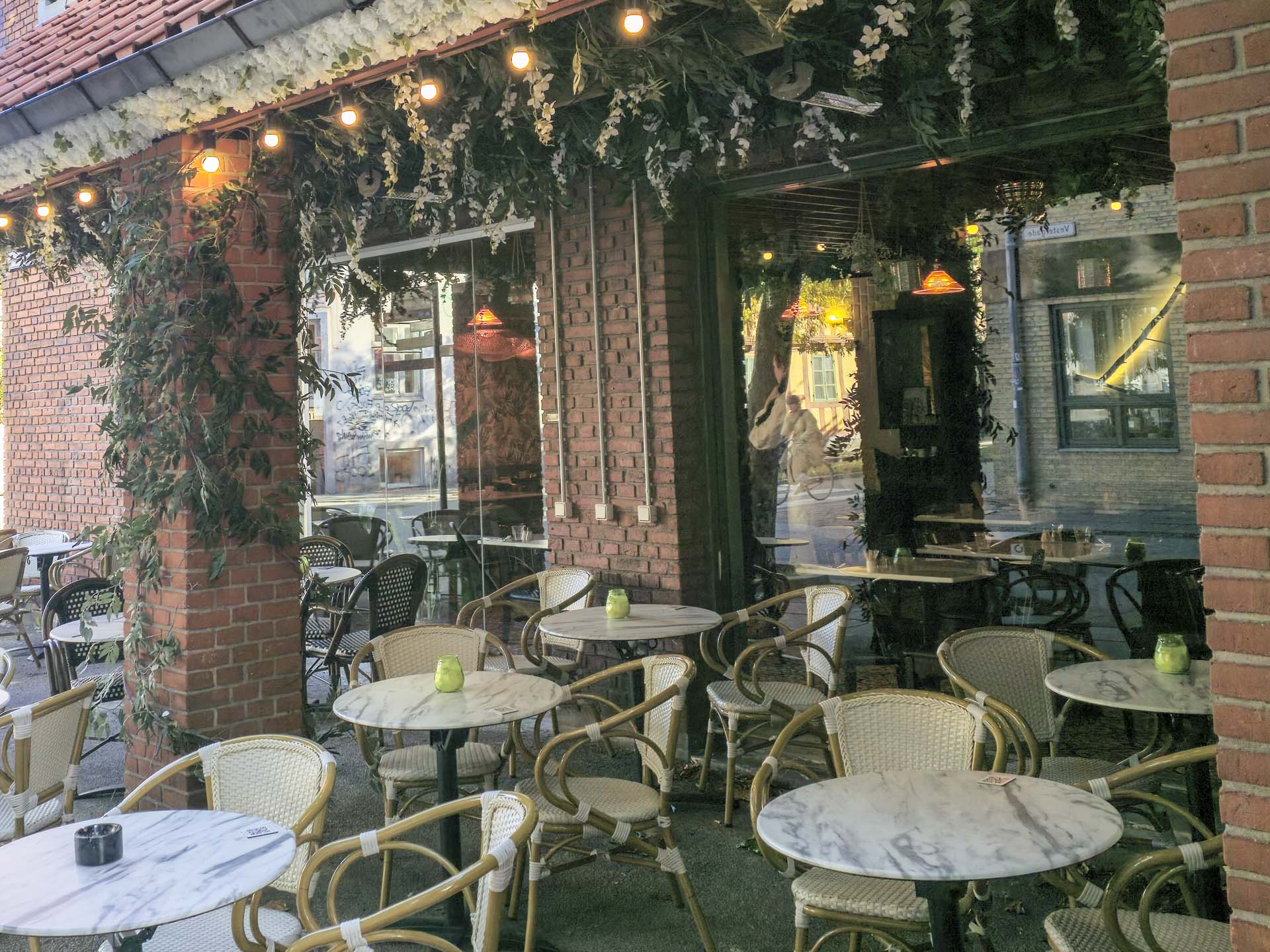 Café Krone i Vestergade i Aarhus C
