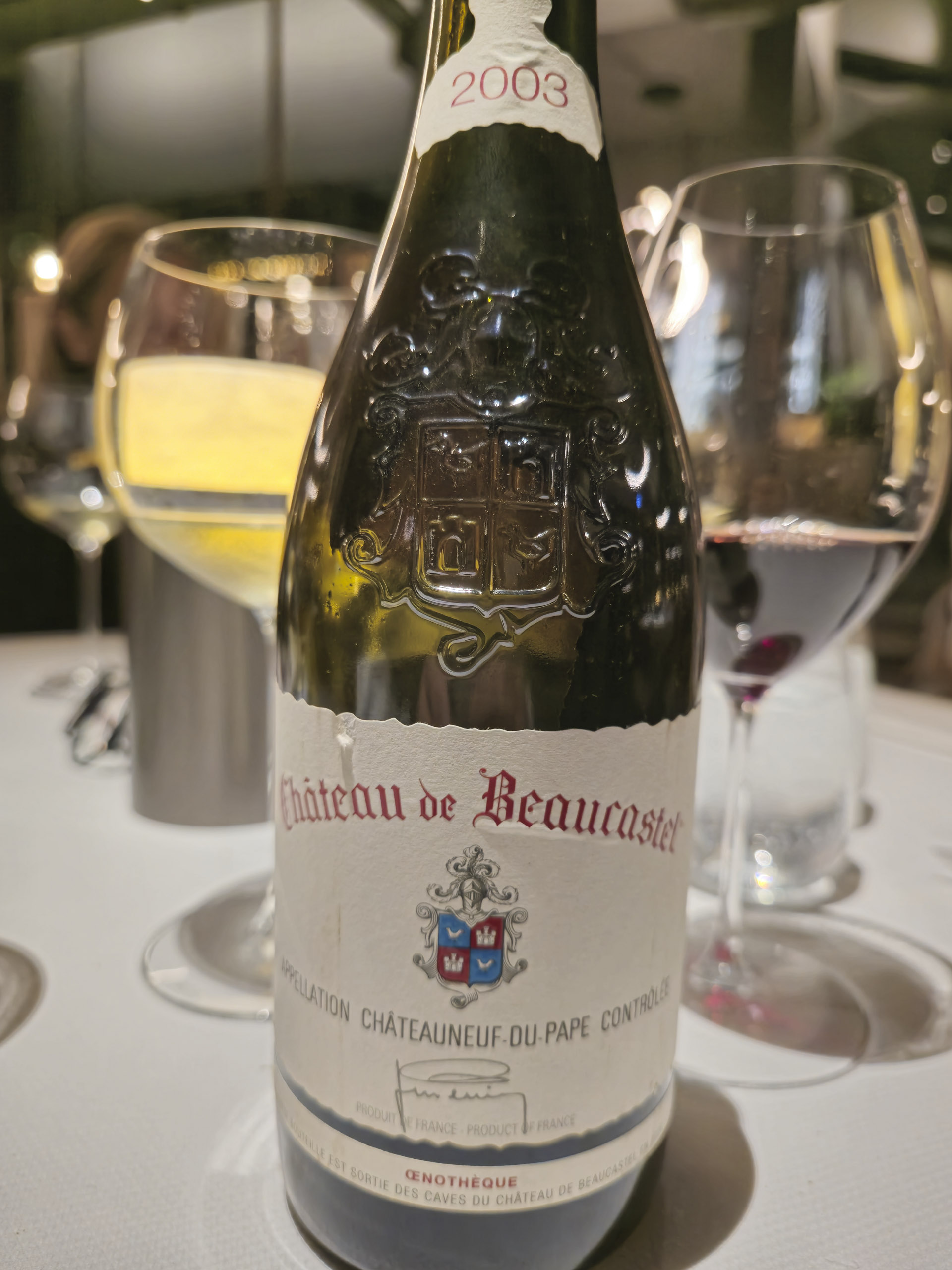 Beaucastel 2003 hos HimmerRiget