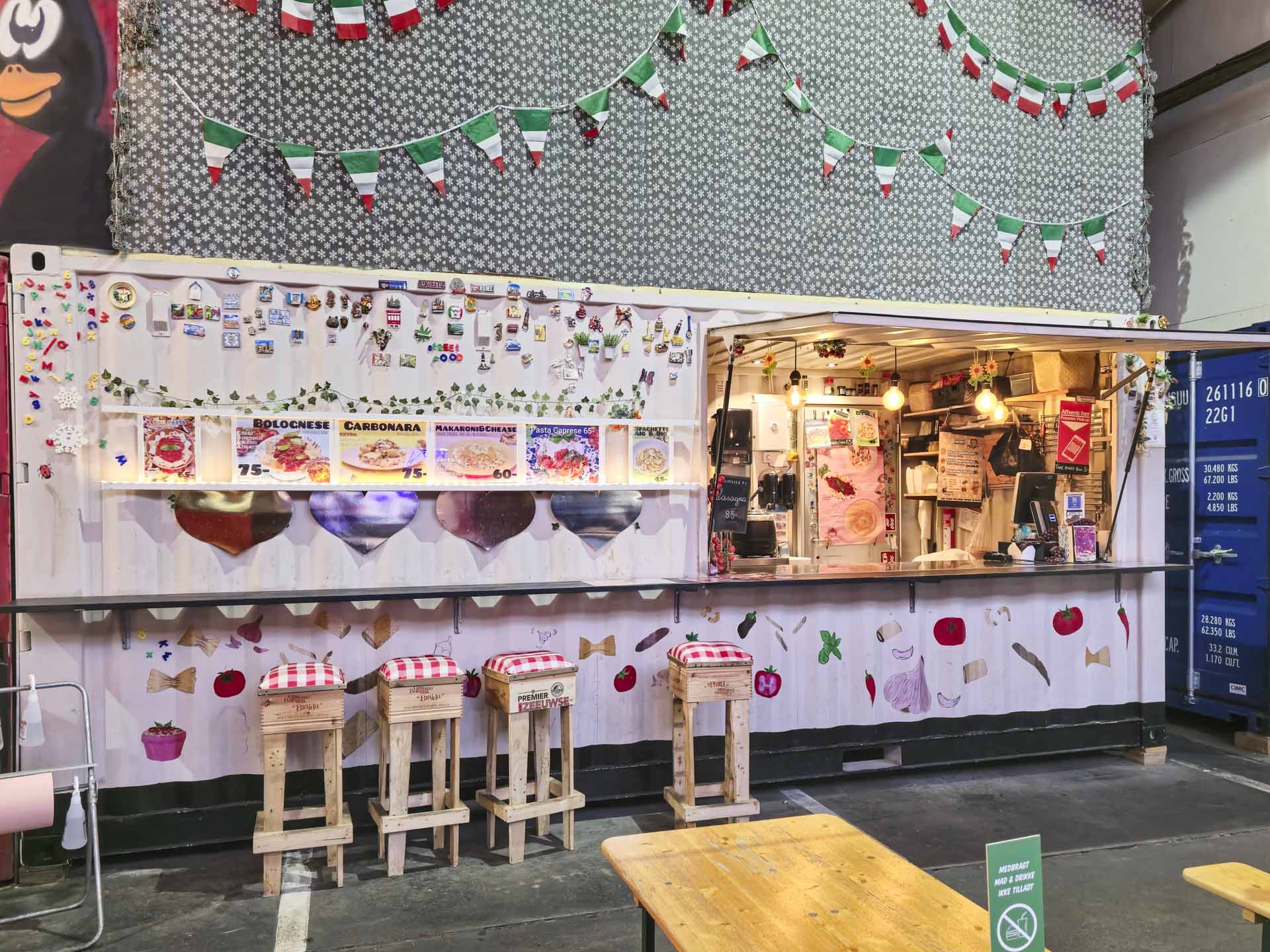 Sådan ser Delicatezze Pasta Fresca ud hos Aarhus Street Food