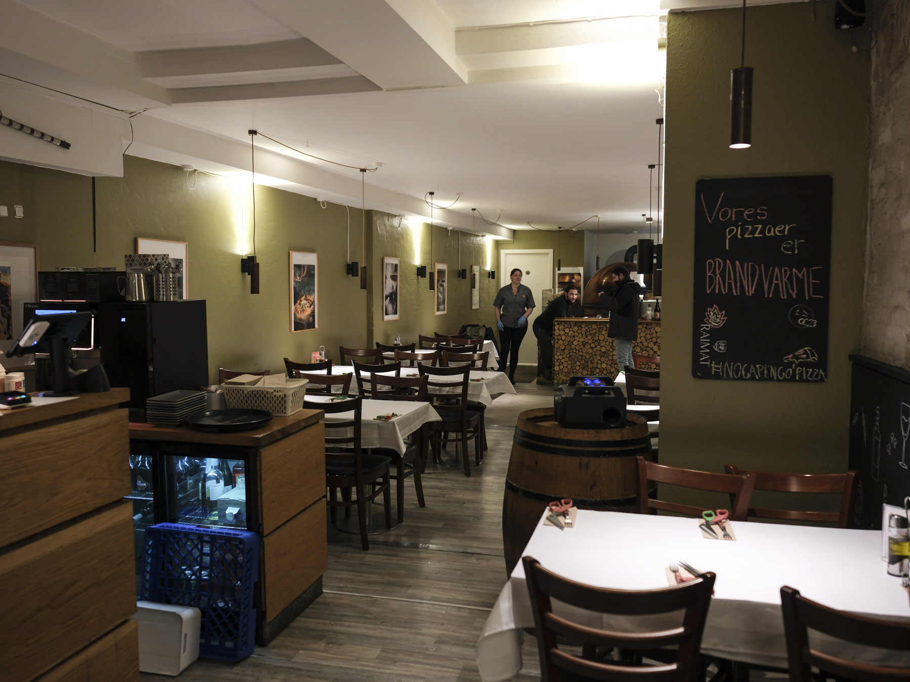Sådan ser restaurantlokalet ud hos Surdejspizzeria – La Casa di Antonio