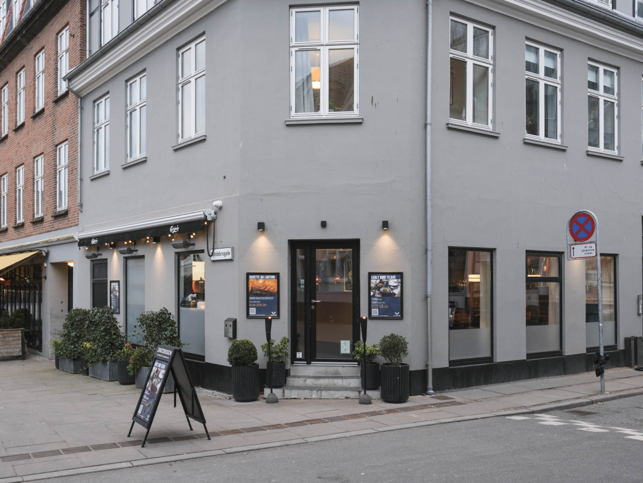 The Open Kitchen i Aarhus set udefra