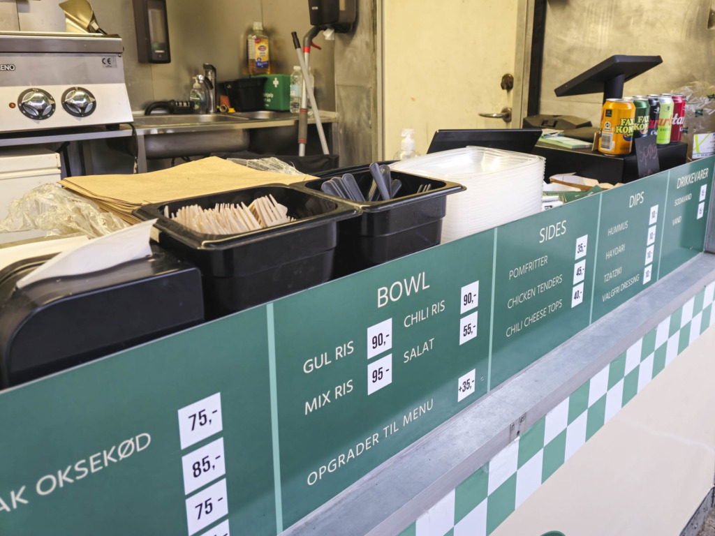Priserne på bowls hos Zaki Pita