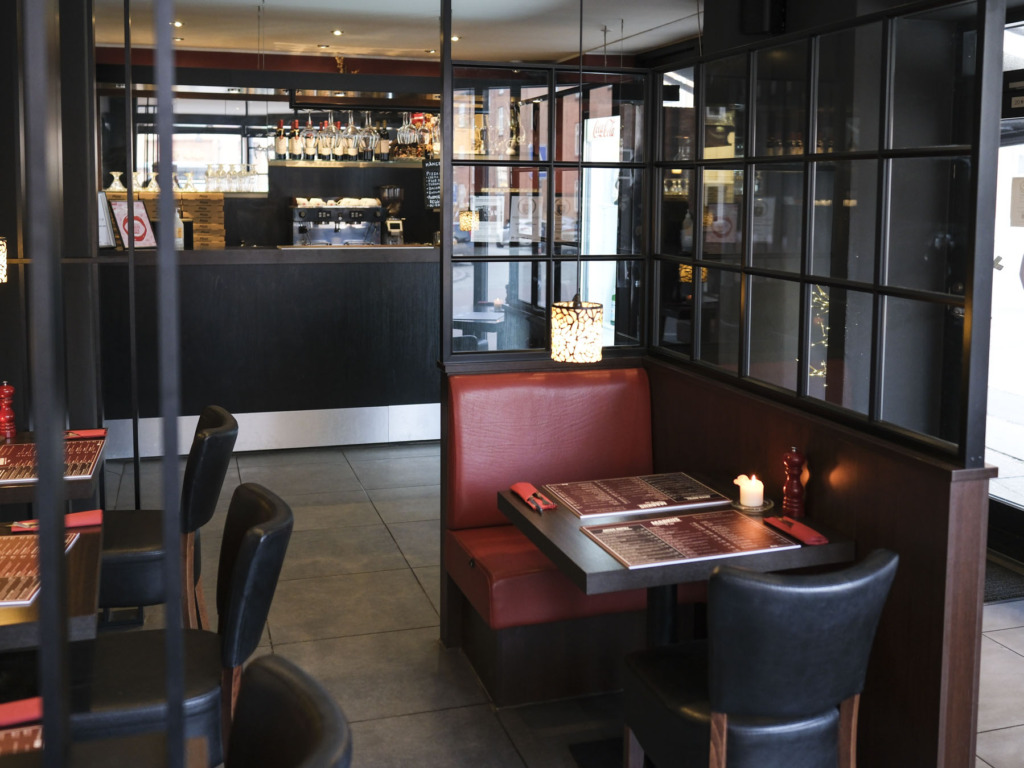 Indretningen hos Markus Pizzeria i Aarhus N.