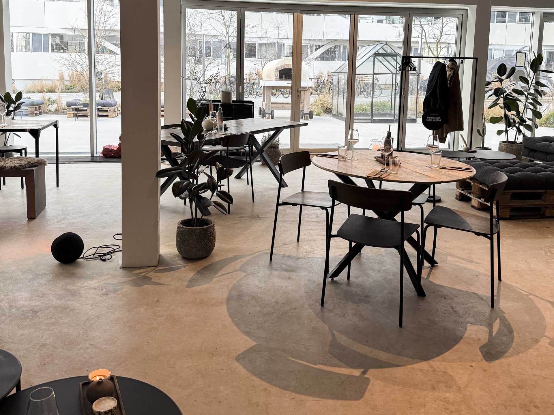 Indretningen hos Melværk på Aarhus Ø.