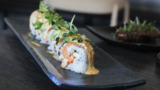 Sushi med krabber hos A+ Siam Sushi på Aarhus Ø