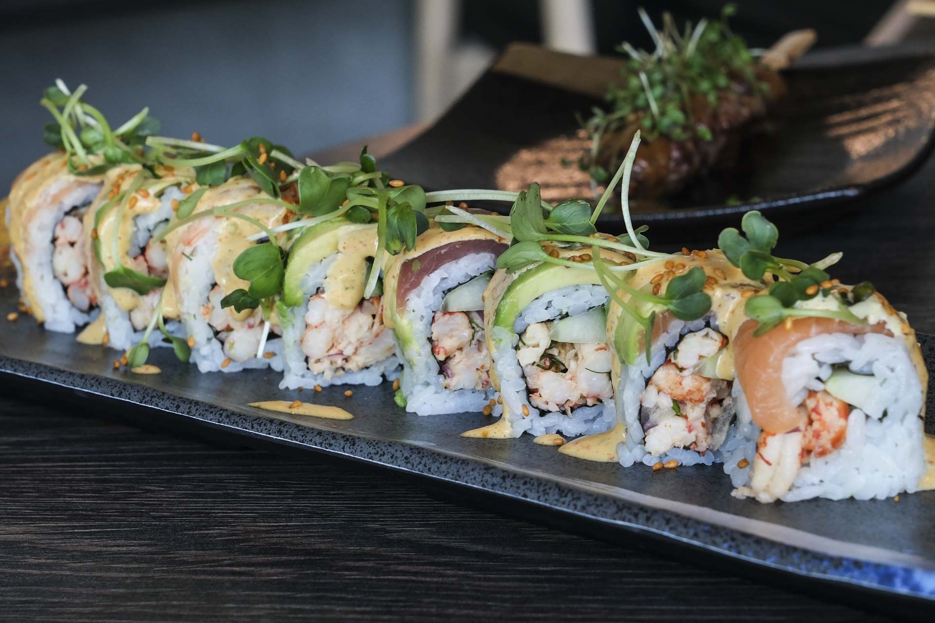 Se hvor lidt risene fylder her: A+ Siam Sushi på Aarhus Ø
