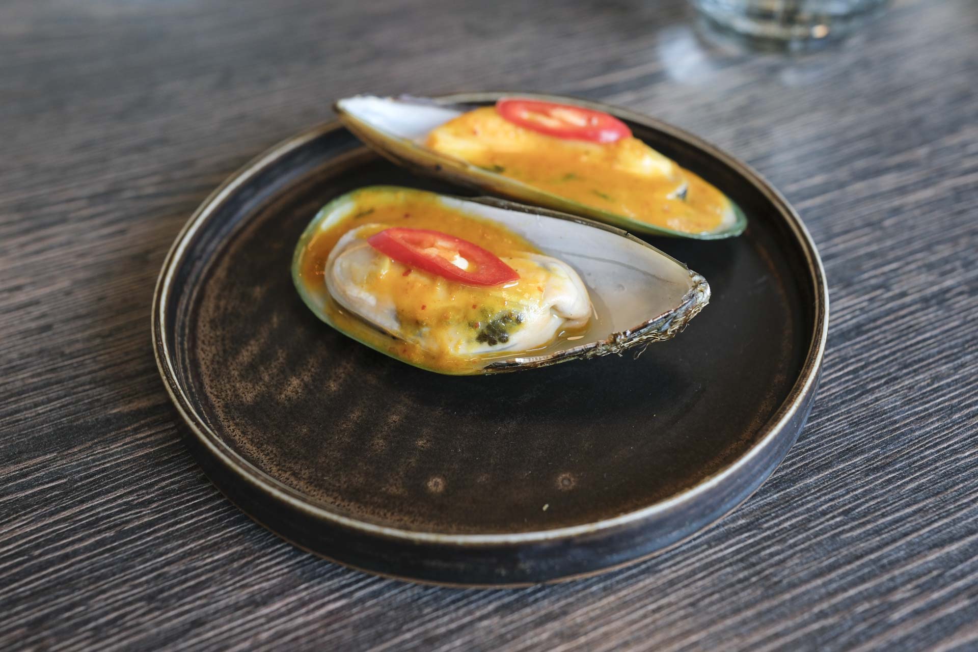 Muslinger hos A+ Siam Sushi på Aarhus Ø