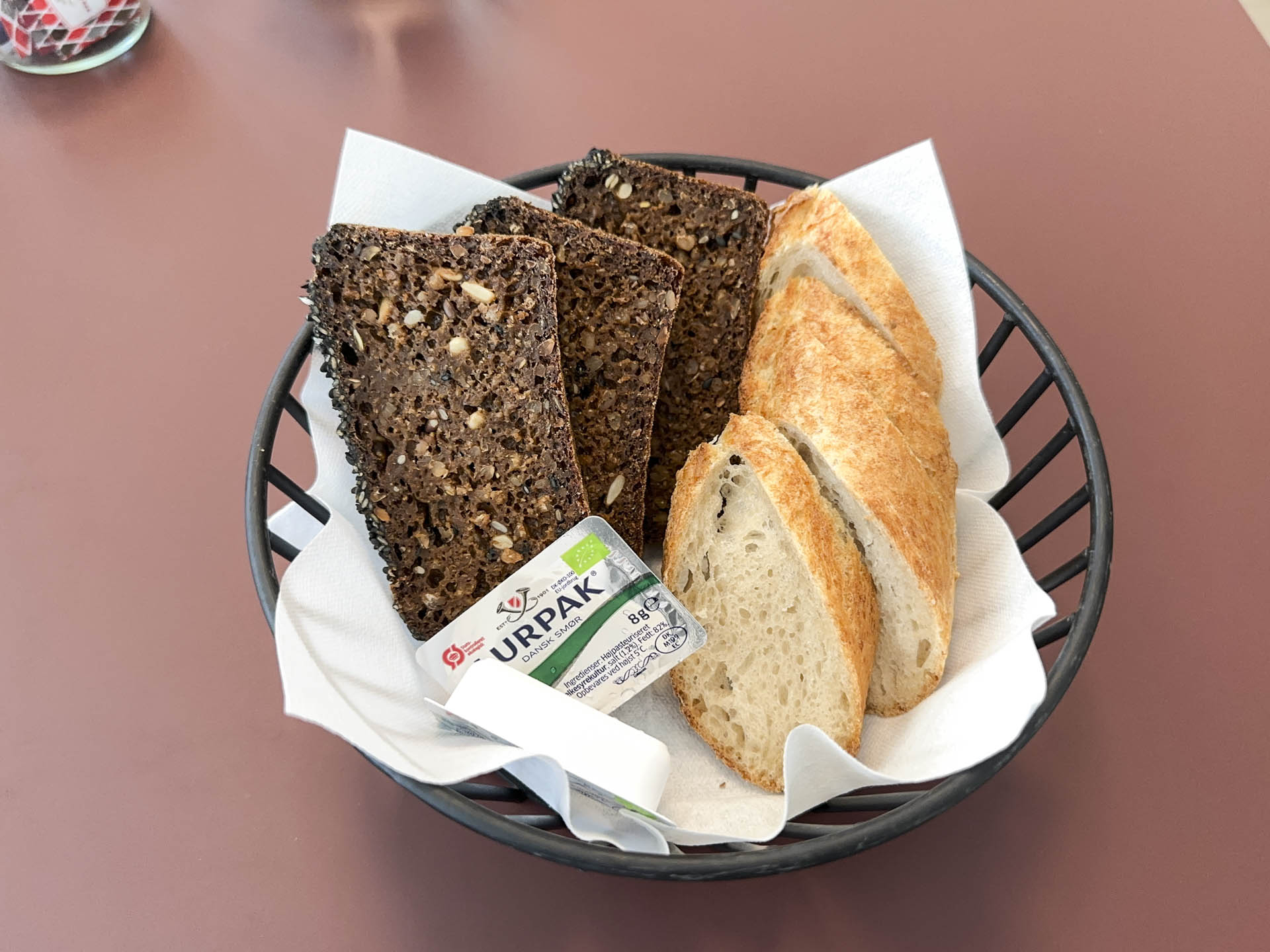 Brød og smør hos Øens Madhus i Aarhus