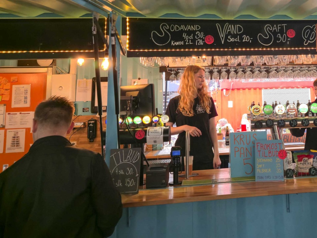 Den Blå Bar i Aarhus Street Food.