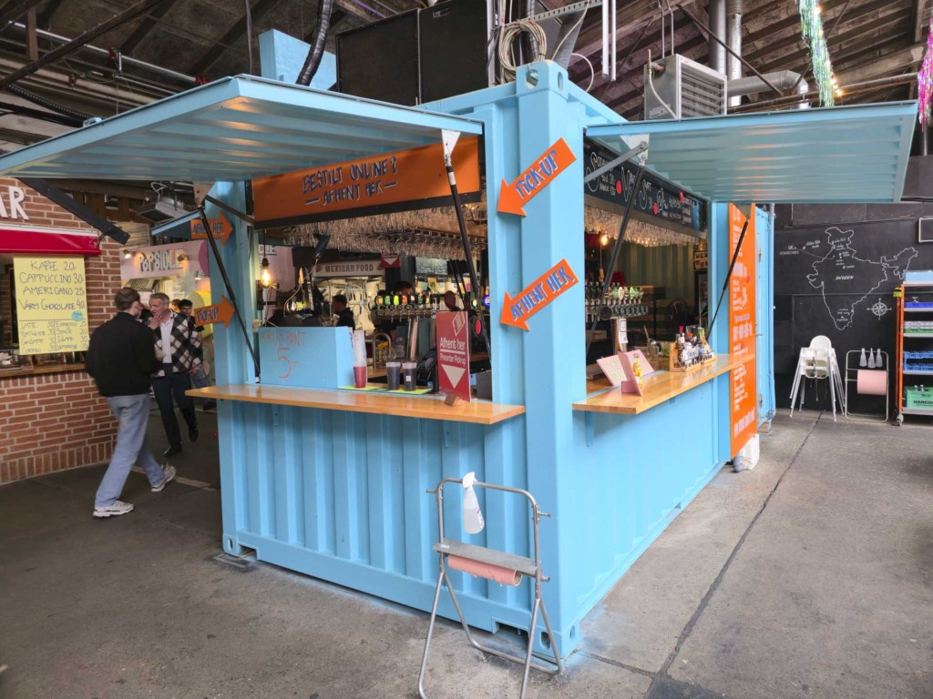 Den Blå Bar i Aarhus Street Food.