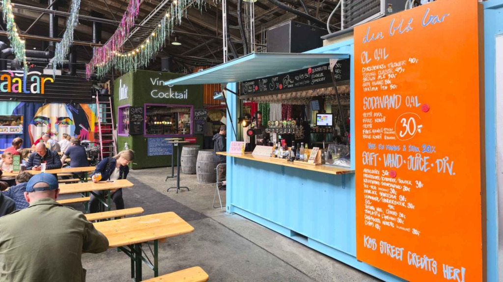 En af de tre barer i Aarhus Street Food