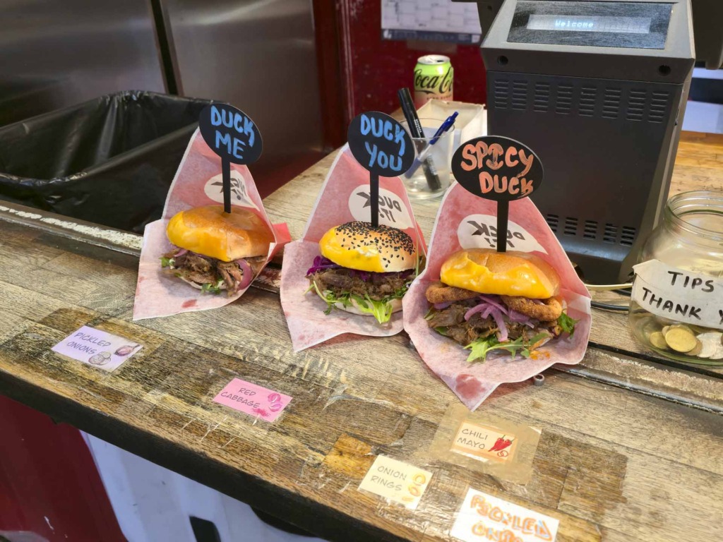 Udstilling af kold mad hos Duck It i Aarhus Street Food