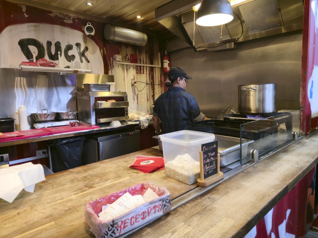 Der er god plads hos Duck It i Aarhus Street Food
