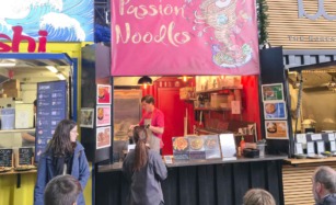 Her set Passion Noodles i Aarhus Street Food