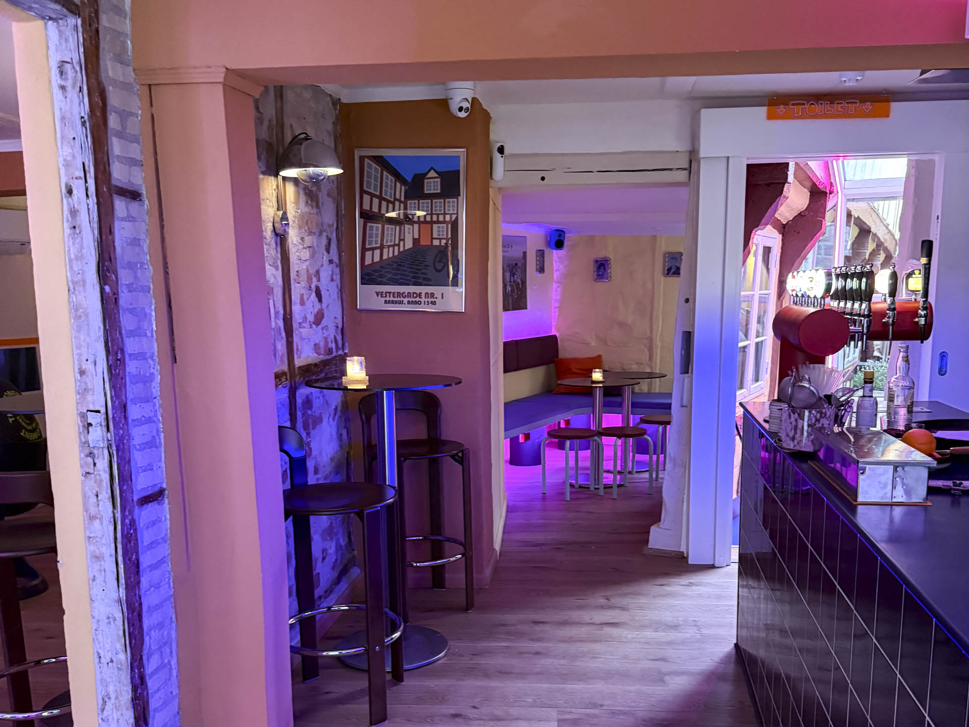 Indretningen hos YOYO i Vestergade i Aarhus C