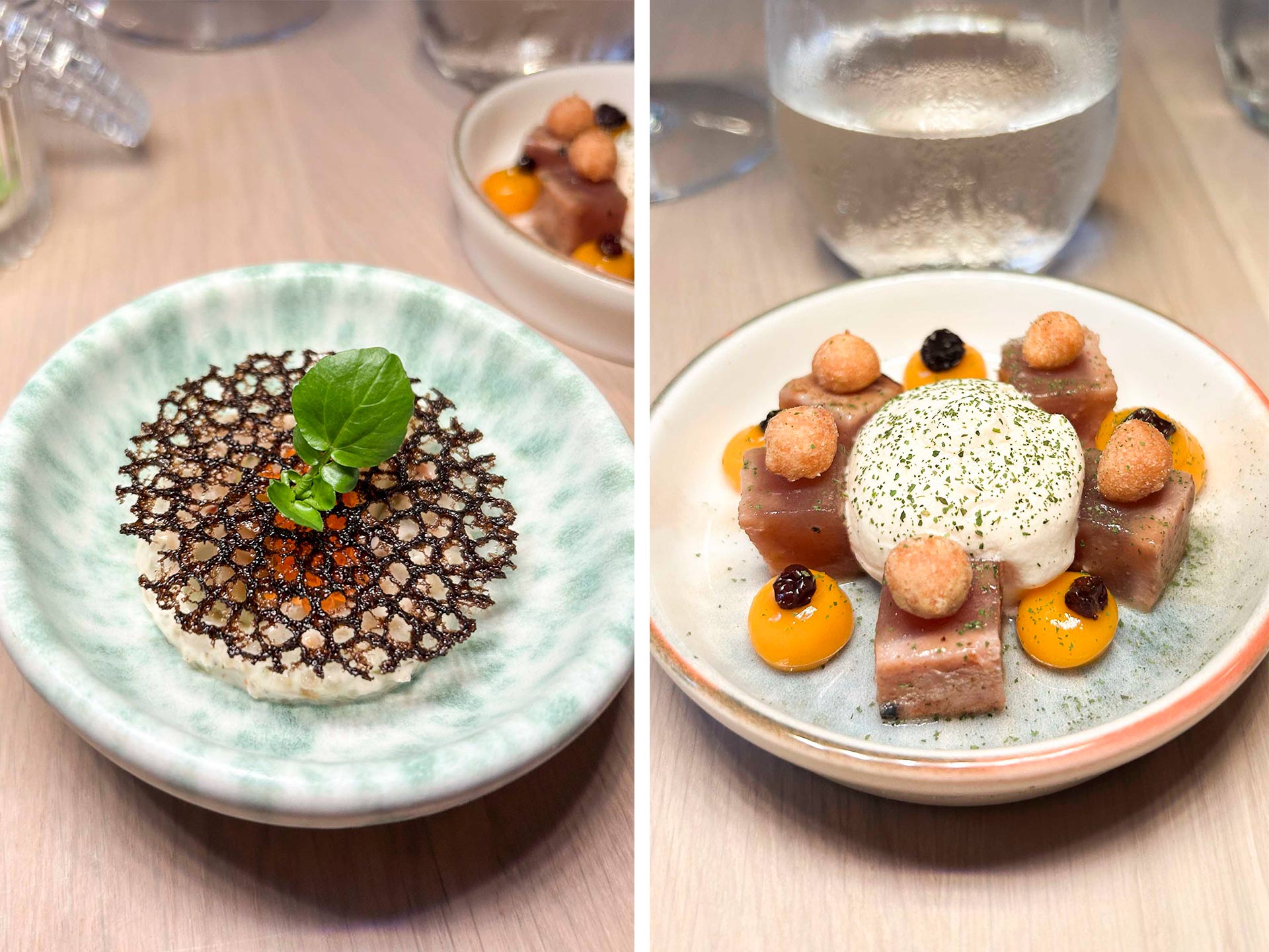Ørred og tun hos Opulent i Aarhus C