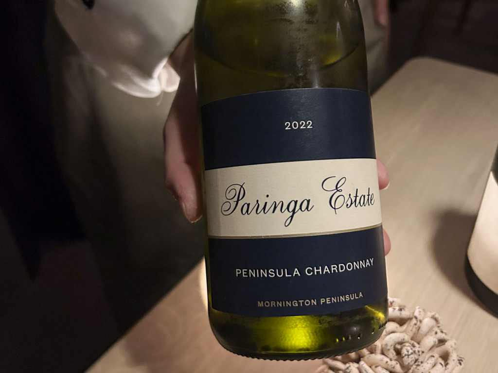 Knivskarp chardonnay 2022 fra australske Paringa Estate.