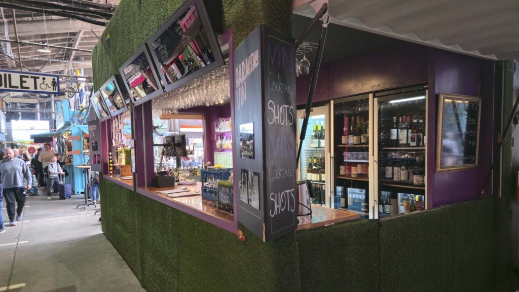 Her ser du Vinbaren hos Aarhus Street Food.