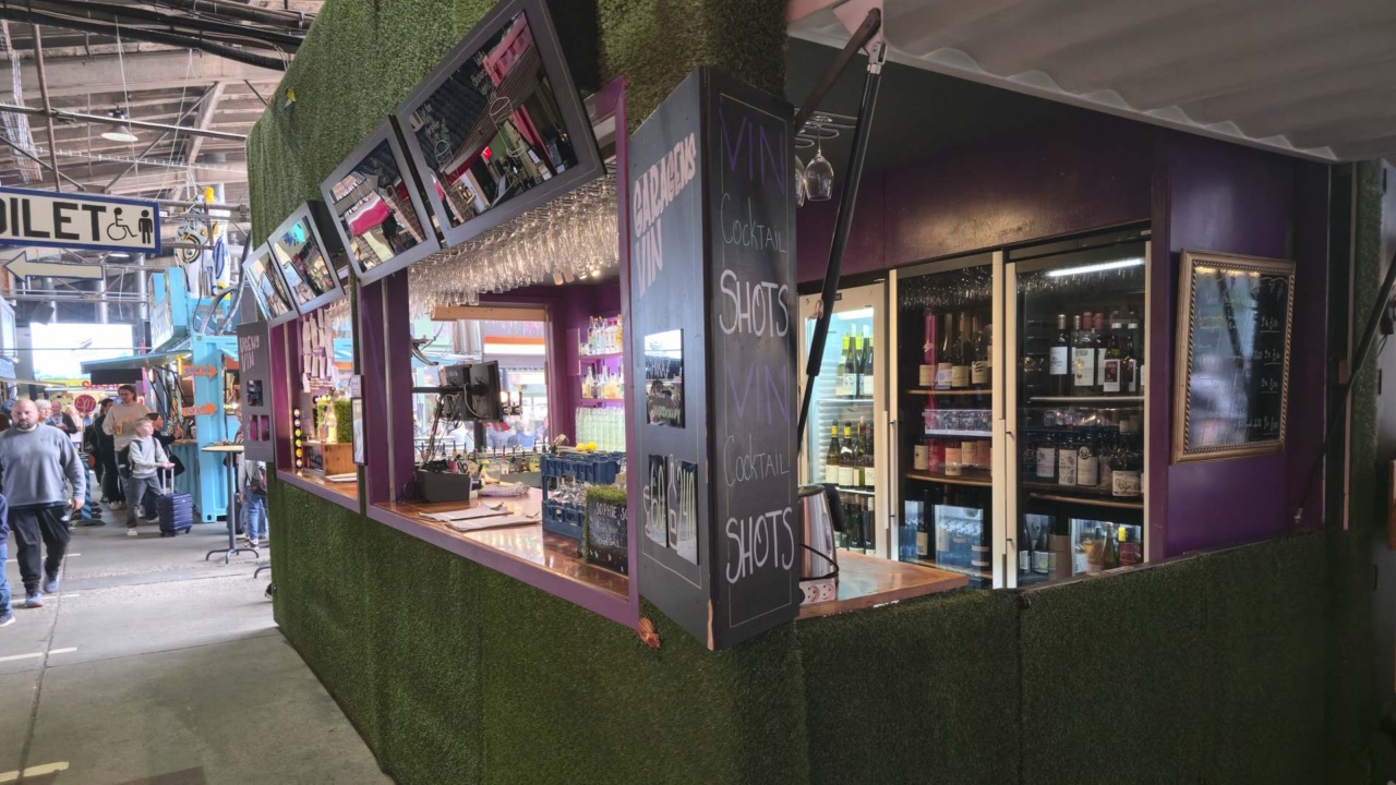 Her ser du Vinbaren hos Aarhus Street Food.