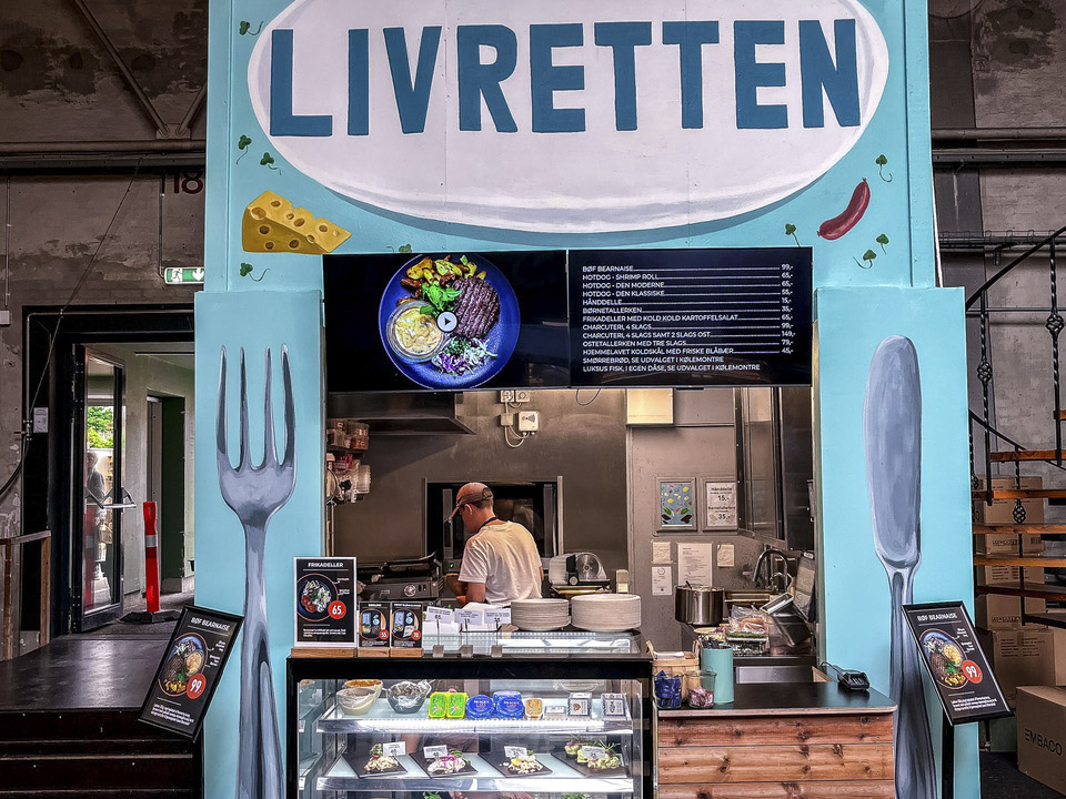 Livretten i Aarhus Street Food set udefra.