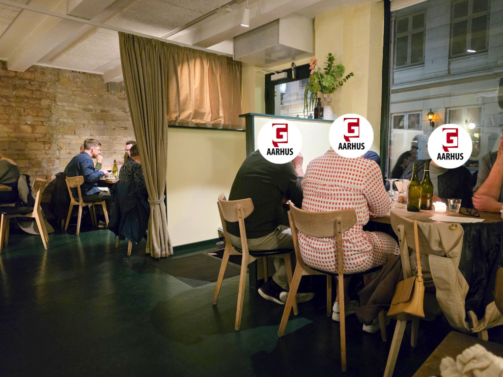 Godt med gæster hos Restau74 i Aarhus C.