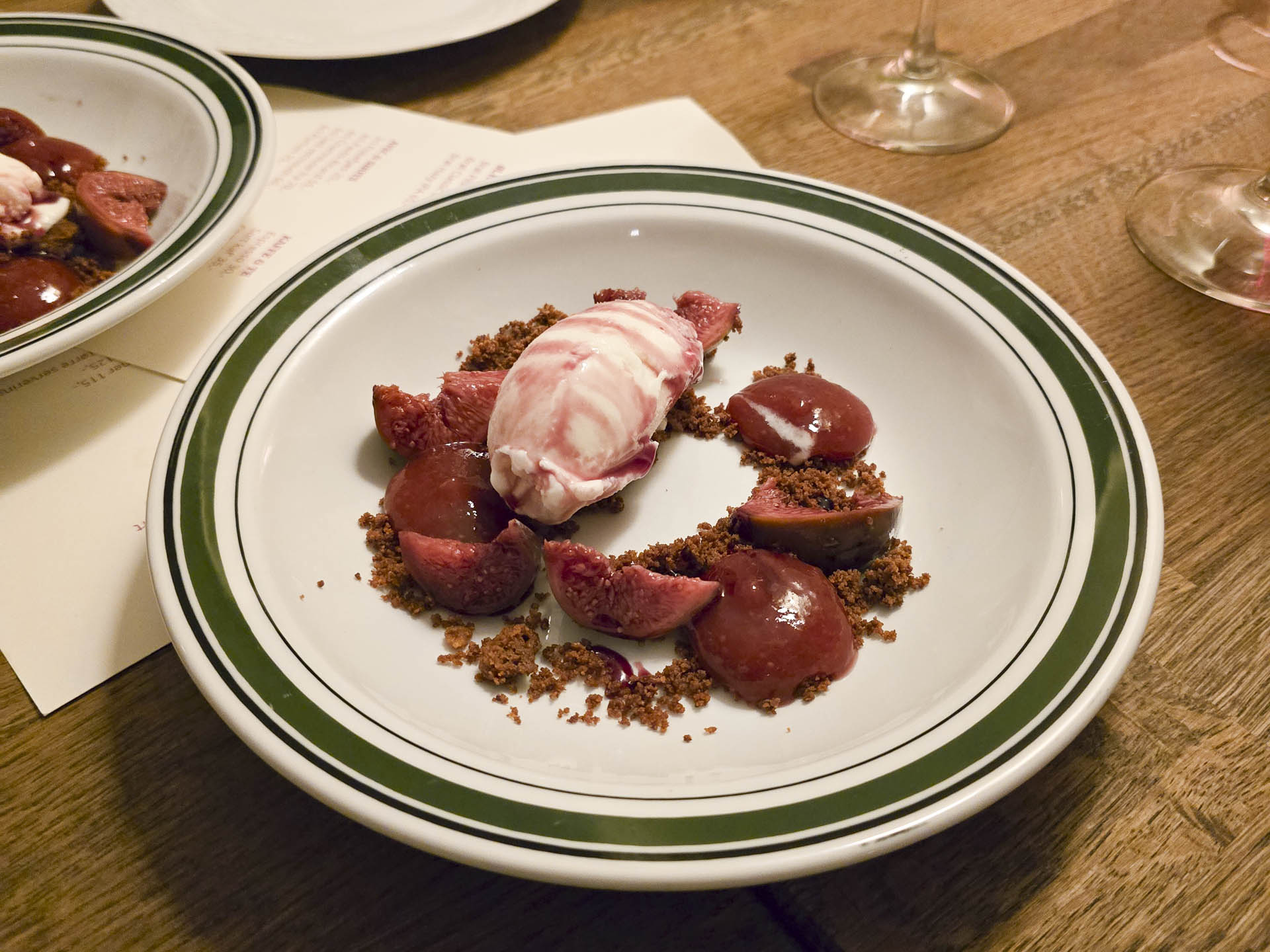 Figner i rødvin på Restau74 i Aarhus