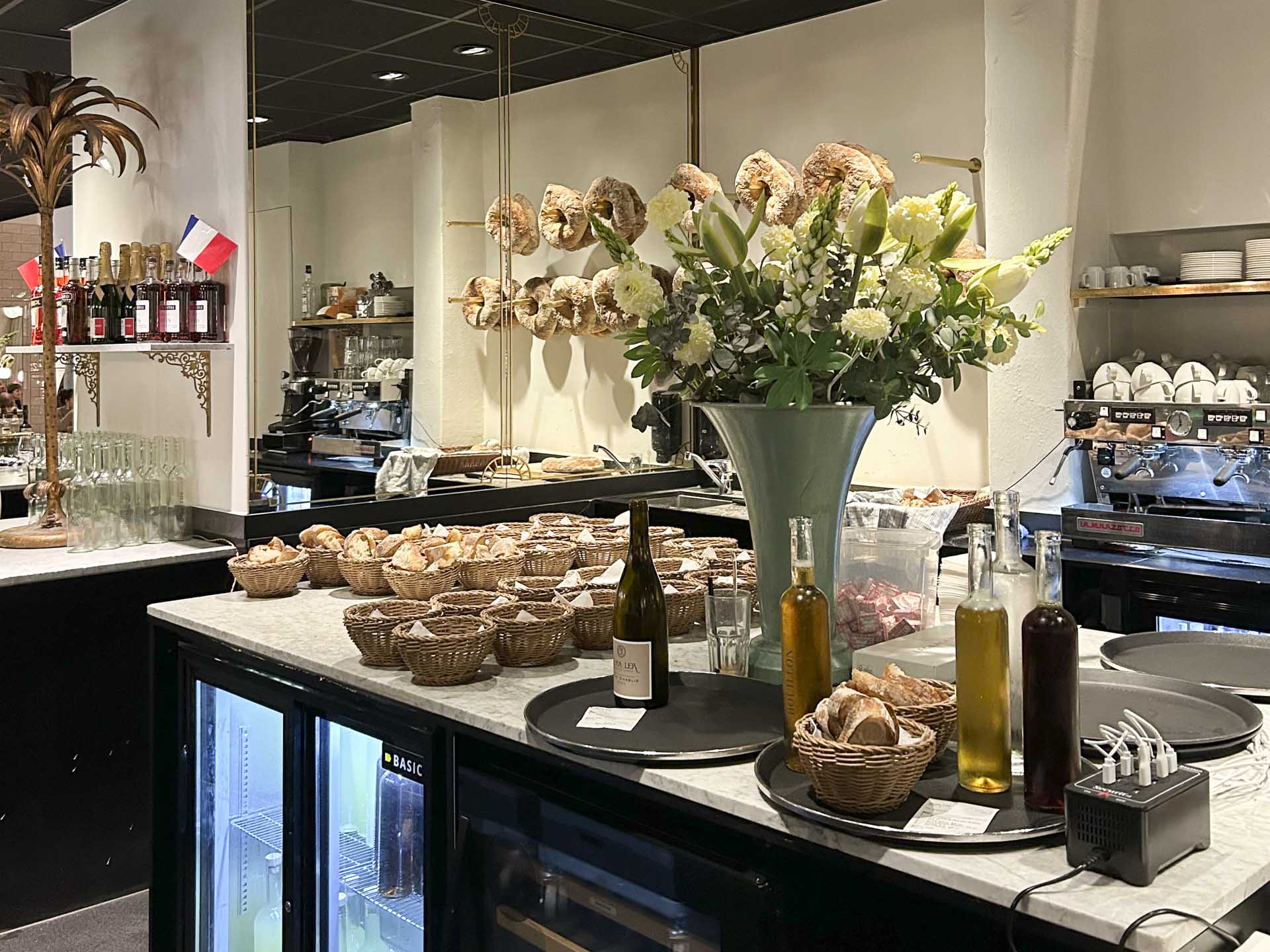 Blomster og brød hos Bouillon i Aarhus C.