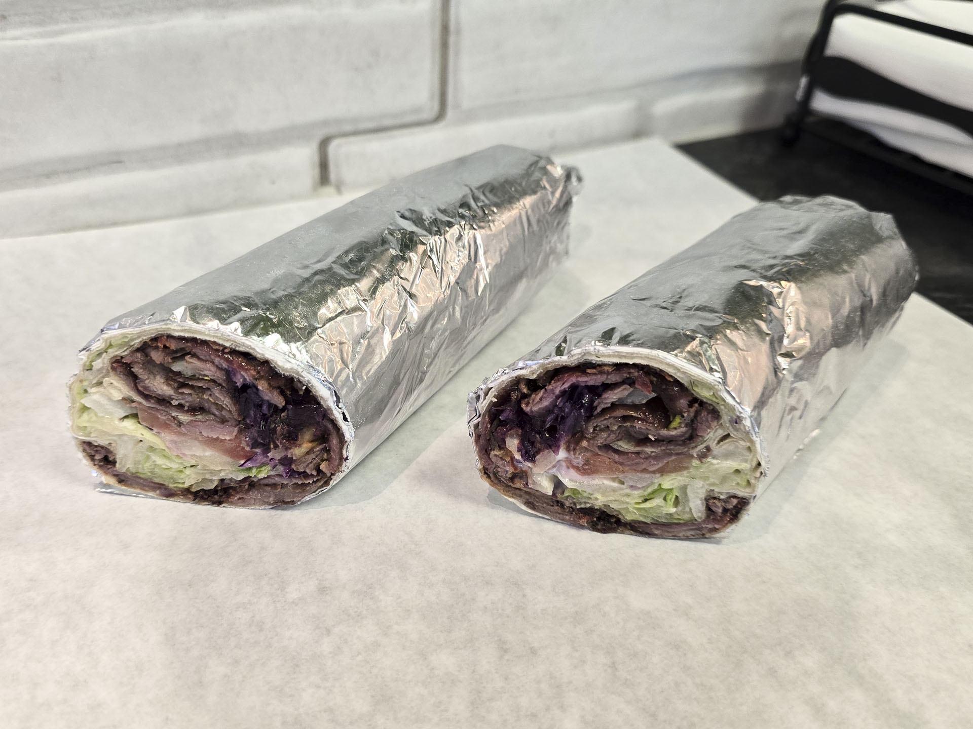 Shawarma med oksekød hos Shawarma King i Aarhus