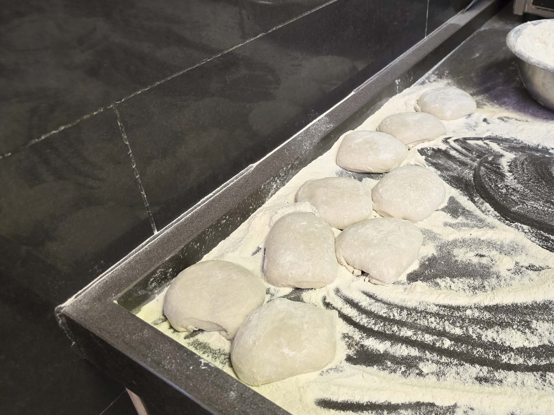 Dejen til fladbrødet hos Shawarma King i Aarhus C