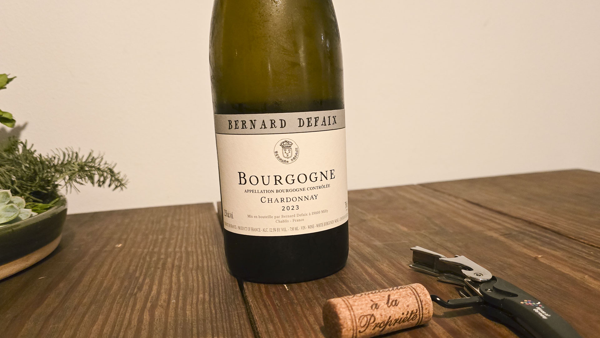 Domaine Bernard Defaix Bourgogne Chardonnay 2023
