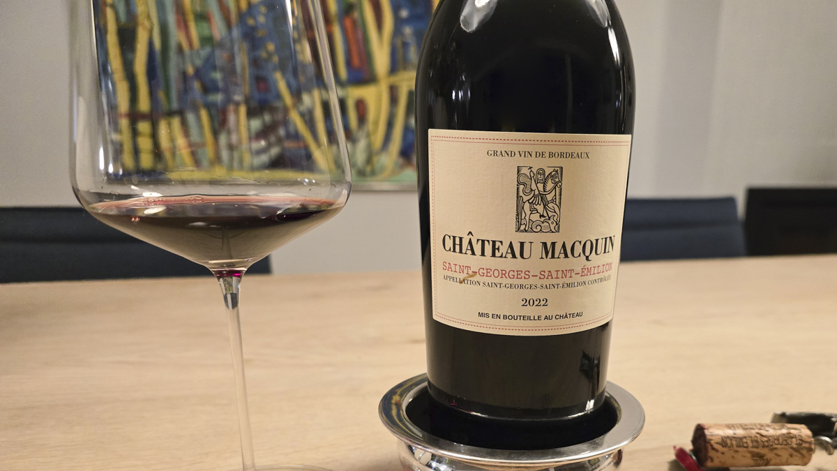 Château Macquin Saint Georges Saint Emilion 2022