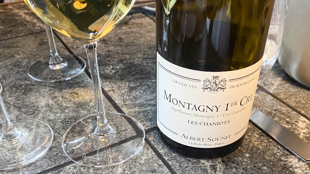 Anmeldelse af Albert Sounit Montagny 1er Cru Les Chaniots 2021