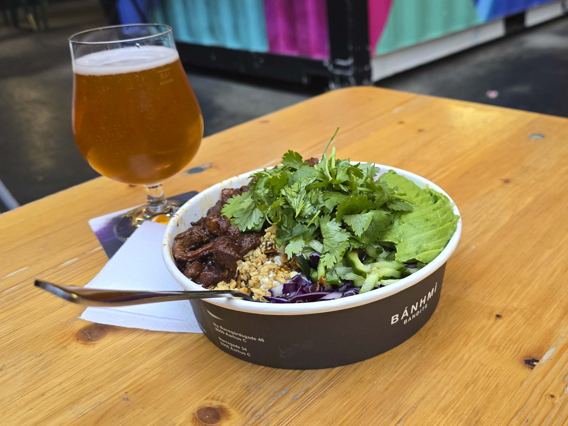 En bowl på Bánh Mì Bandits på Aarhus Street Food