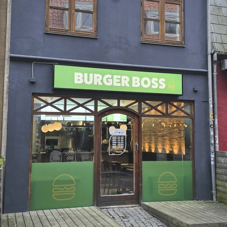 Burger Boss i Frederiksgade i Aarhus C